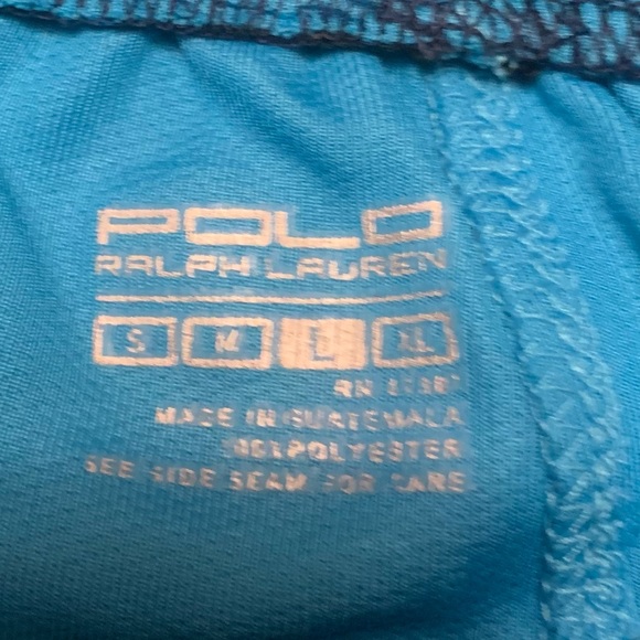 NWT Polo by Ralph Lauren boys athletic shorts. Boys size Large 14-18. - Picture 6 of 7